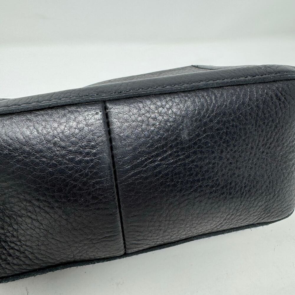 Madewell Black Leather Crossbody with Brass Hardware - Picture 8 of 12